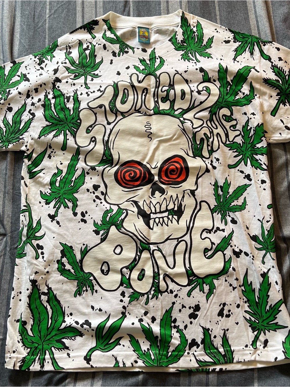 Teenage Men’s Large T-Shirt Stoned to the Bone - Exclusive Rare Brand New